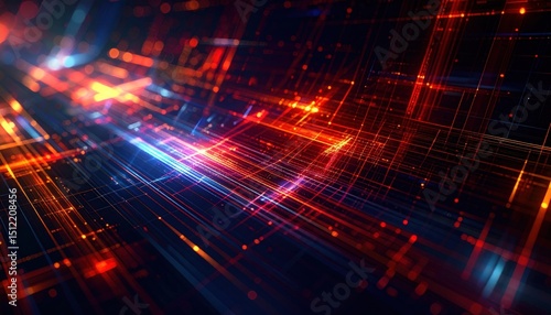 Fondo Futurista Estilo Cyberpunk y Metaverso, Futuristic Cyberpunk Metaverse Background, Generated image