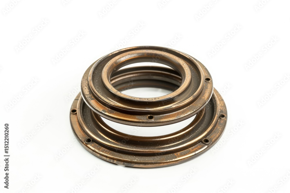 Ring roller for microwave oven turnable plate isolated on white background Ring roller for microwave oven turnable plate isolated on white background