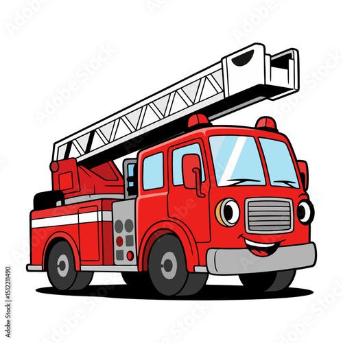 fire truck vector illustration