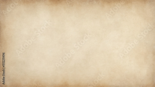 Vintage ancient worn paper texture, old paper or parchment background. Vector illustration.
