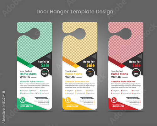 Real estate agency business door hanger