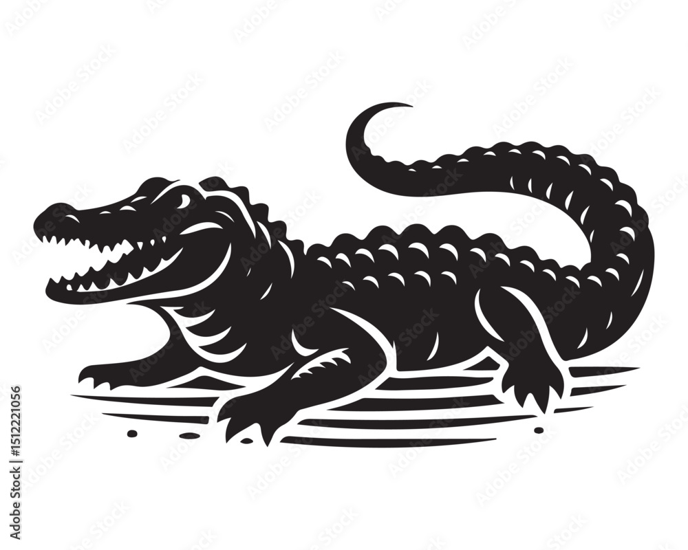 Obraz premium Alligator 3.eps