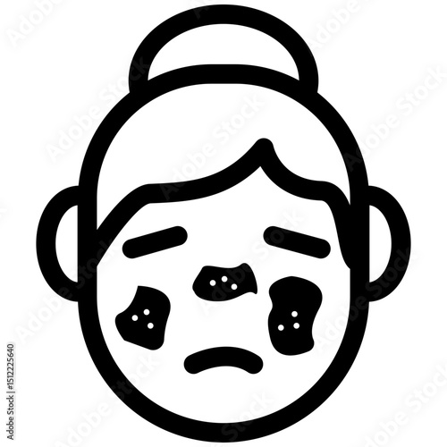 Rosacea Skin Condition Icon