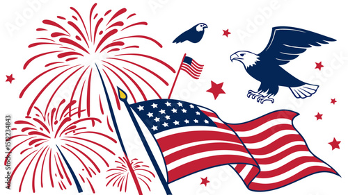 High-impact promo design for maximum visibility during Independence Day sales