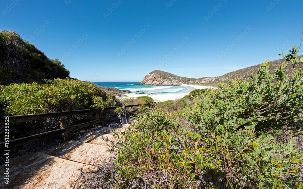 Fototapeta premium Quoin Head – Pristine Beach and Rugged Coastline in Fitzgerald River National Park, Western Australia