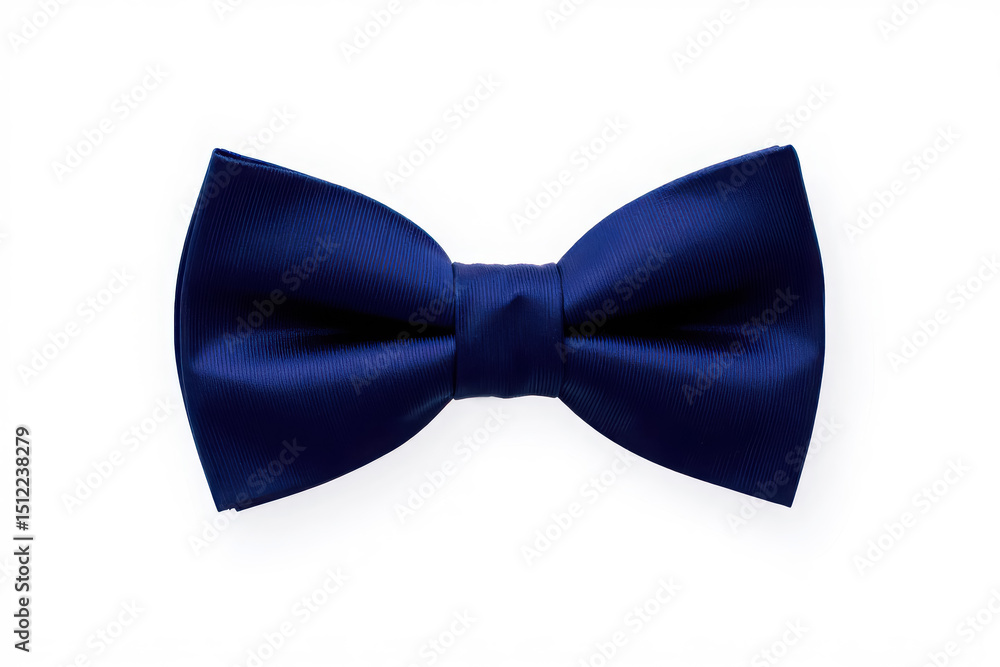 Navy blue bow tie isolated on white background Navy blue bow tie isolated on white background