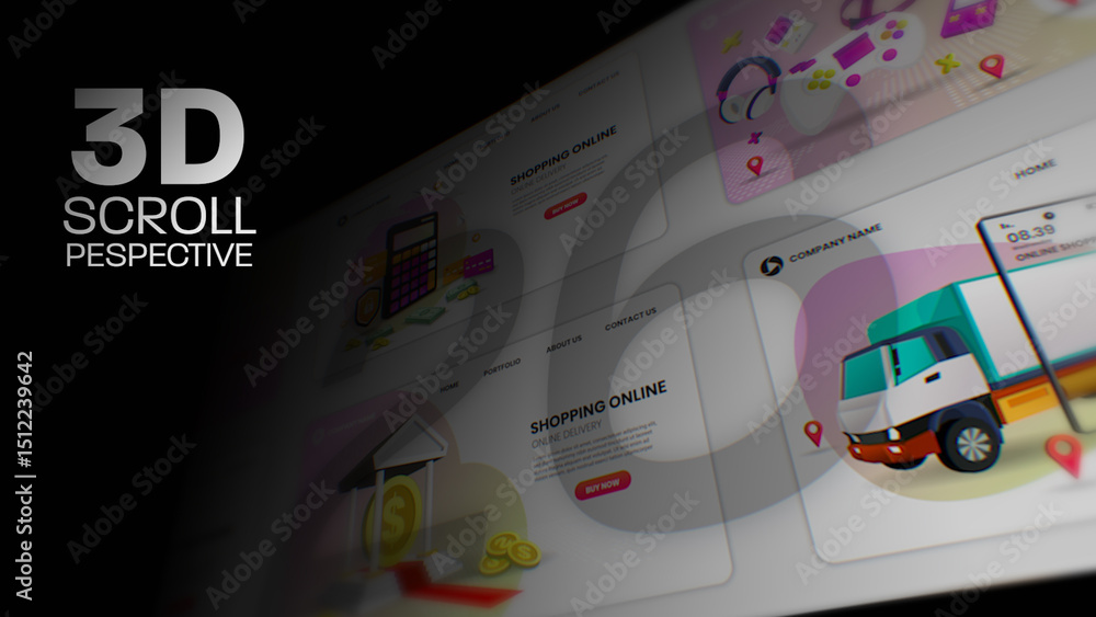 3D Scroll Camera Angle Animations (26) | Animated Scrolling Camera ...