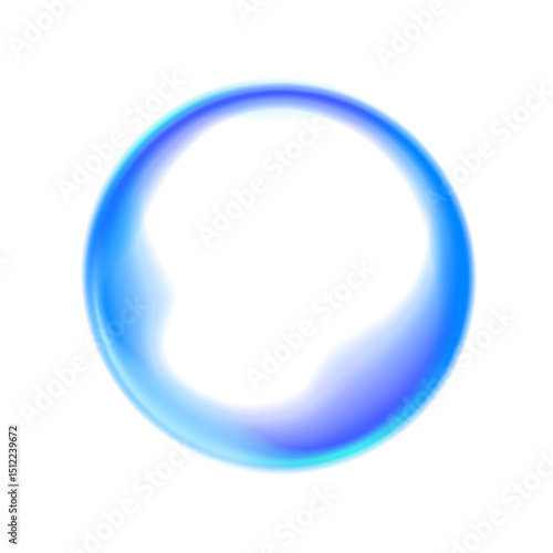 Iridescent chrome drops or hologram irregular freeform organic shapes.  Wavy transparent curved lines in the form of the movement of sound waves in a set of different shapes of whirlpool.