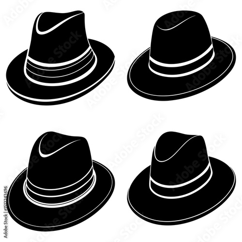 collection of hats