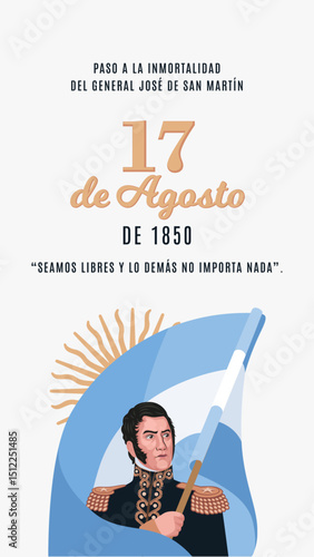 Post de San Martin. paso a la inmortalidad del general José de San Martín. 17 de Agosto de 1850	
