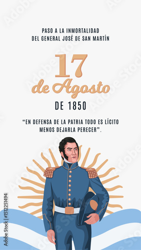 Post de San Martin. paso a la inmortalidad del general José de San Martín. 17 de Agosto de 1850	
