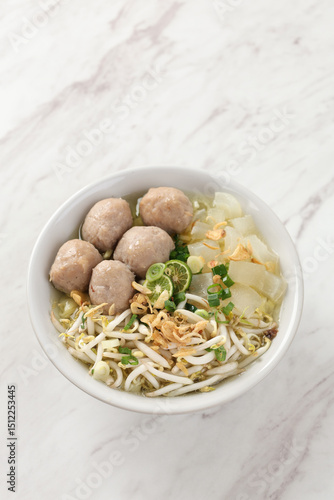 Mih Kocok Baso, Traditional Sundanese Dish of Beef Noodle Soup