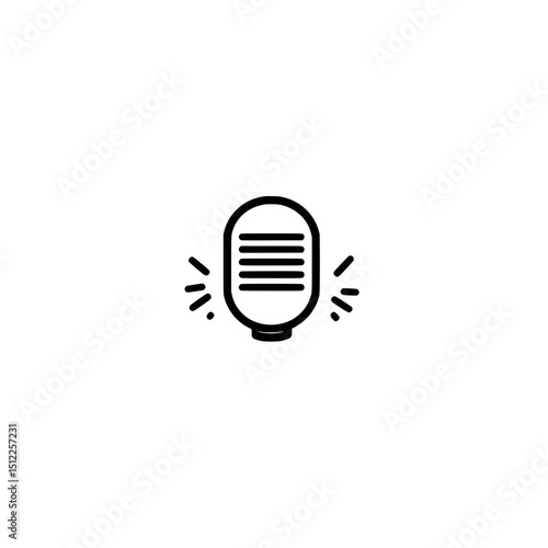 Voice Translation Icon for Language Interpretation and Audio Communication