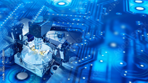 Tableau sur toile Advanced semiconductor manufacturing process
