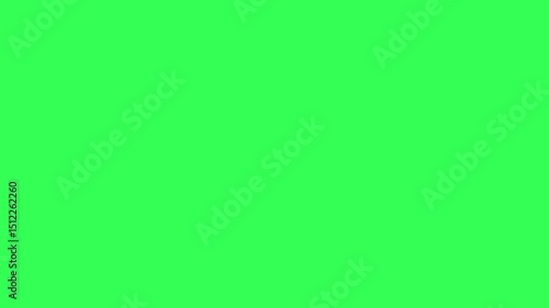 CANCELLED text animation with green screen  background in 4K
