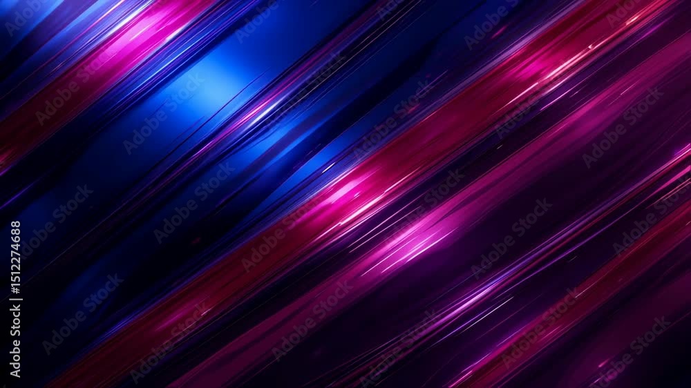 Abstract Video: Dynamic Flow of Blue and Magenta Luminous Lines and Shapes Abstract Video: Dynamic Flow of Blue and Magenta Luminous Lines and Shapes