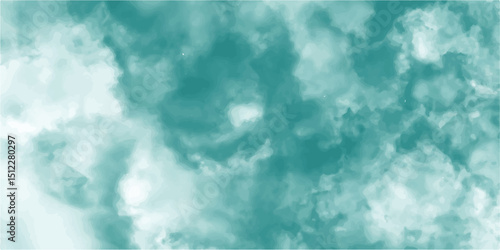 Abstract background of colorful liquid liner. Abstract texture of liquid blue and black are light pattern.watercolor art canvas painting with white clouds and stains, blurry smog texture art design.