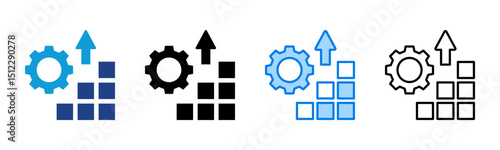 Improvement icon sheet multiple style collection