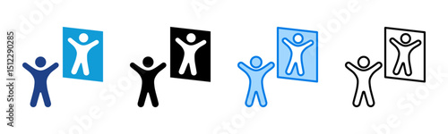 Reflection icon sheet multiple style collection