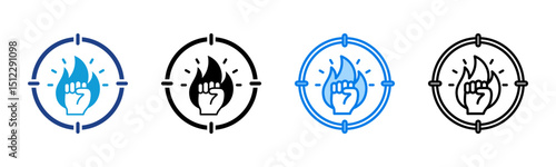 Passion icon sheet multiple style collection