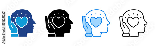 Empathy icon sheet multiple style collection