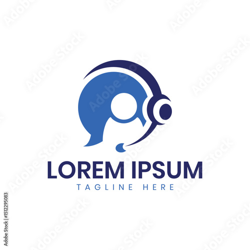 Customer support service logo design for start up business it farm online website