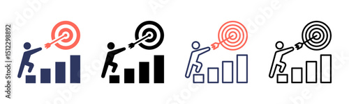 Goal icon sheet multiple style collection