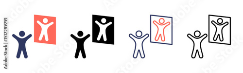 Reflection icon sheet multiple style collection