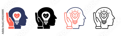 Positivity icon sheet multiple style collection