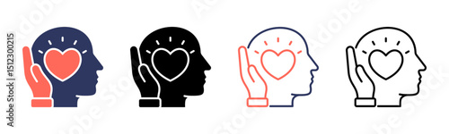 Empathy icon sheet multiple style collection