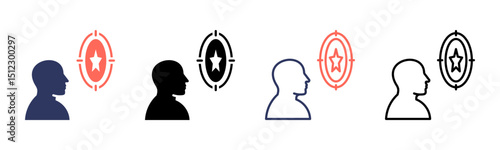 Focus icon sheet multiple style collection
