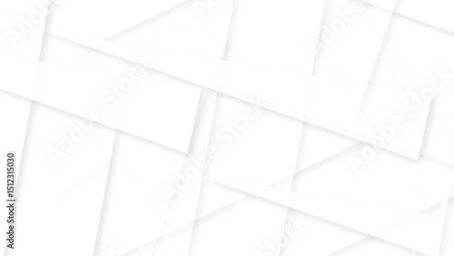 Abstract background with white paper texture design Modern, geometric design with Seamless abstract technology line triangle shape design.
