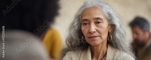 Senior woman engagement in inclusive community leadership with cultural heritage focus