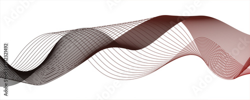 Modern  futuristic energy sound waves technology concept background. Abstract  wave line in vector business texture. Pattern line blend curve flow futuristic background.
