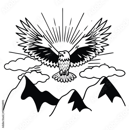 eagle tattoo design