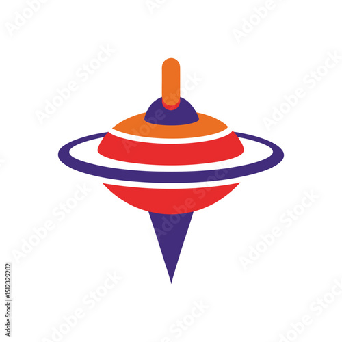 spinner top vector