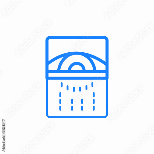 water purification system icon sign vector