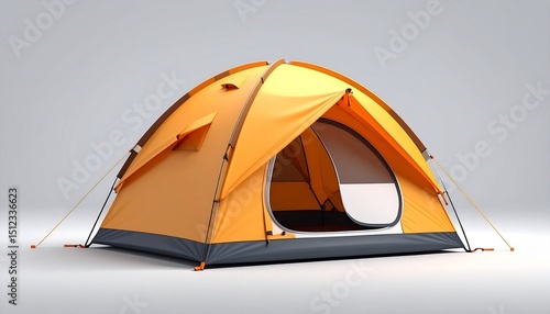 tent on the background 