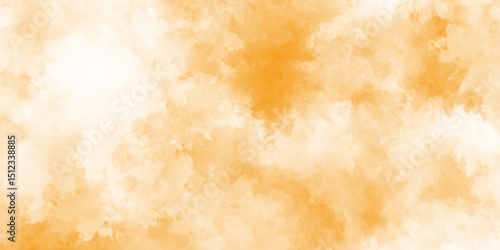 orange beige and white in abstract style Space futuristic creative design, soft yellow watercolor gradient, excellent for artistic and design compositions, watercolor background with grunge texture.