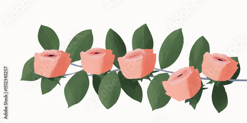 A delicate floral display b...