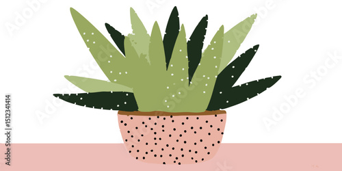 A vibrant succulent plant t...
