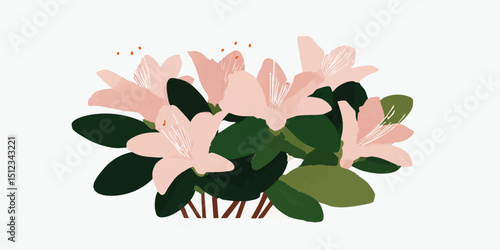 A charming floral illustrat...