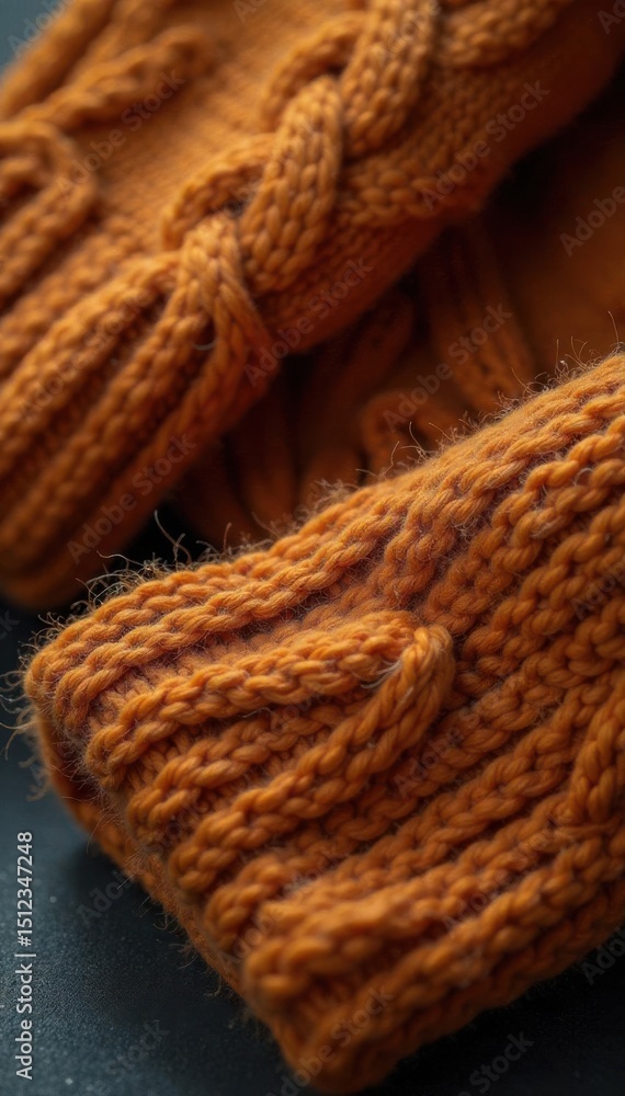 Chunky brown cable knit, folded sweater detail , chunky knit, soft, craft Chunky brown cable knit, folded sweater detail , chunky knit, soft, craft