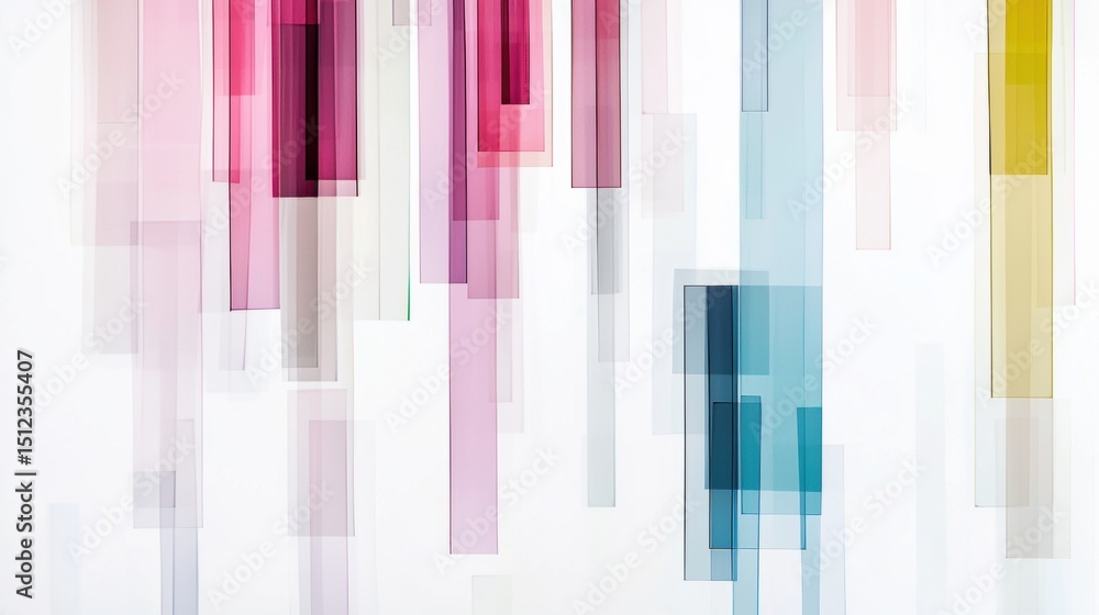 custom made wallpaper toronto digitalA collection of abstract artworks featuring overlapping and layered shapes in various colors.