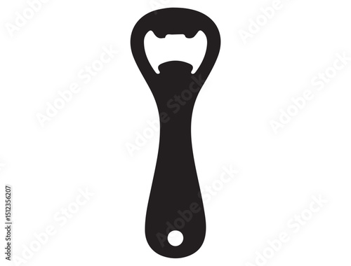 Baby Shower Bottle Opener silhouette