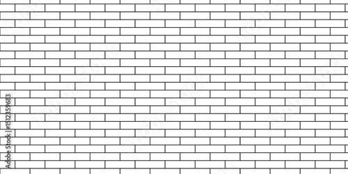 Masonry pavement floor and wall limestone brickwork concrete texture. Urban white, black line cement rough row wallpaper abstract background.	
