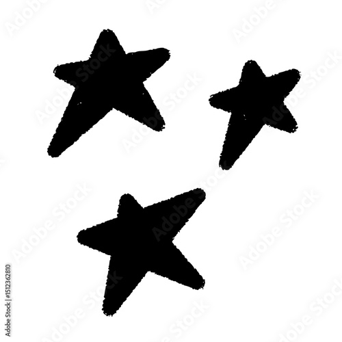 Stars handdrawn icon