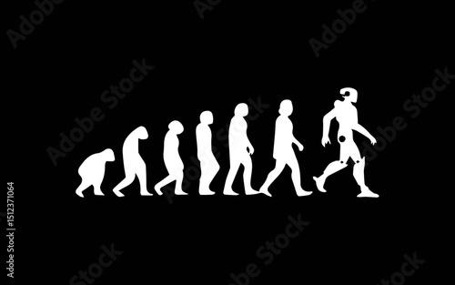 Robot Evolution Robotics Engineer Distressed t-shirt quotes svg design