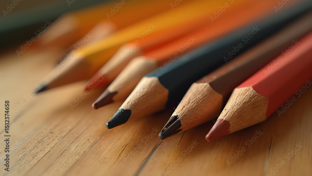 Meticulously sharpened wooden pencils for artists. Ultra realistic pencil setup for drawing. Best wooden pencils for precise lines. High-quality pencils for detailed artwork. Meticulously sharpened wooden pencils for artists. Ultra realistic pencil setup for drawing. Best wooden pencils for precise lines. High-quality pencils for detailed artwork.