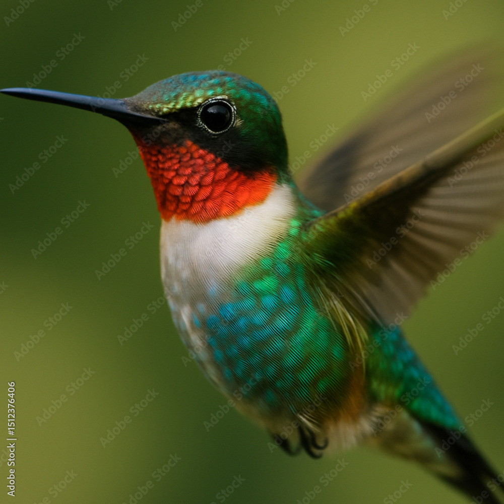 Fototapeta premium hummingbird in flight